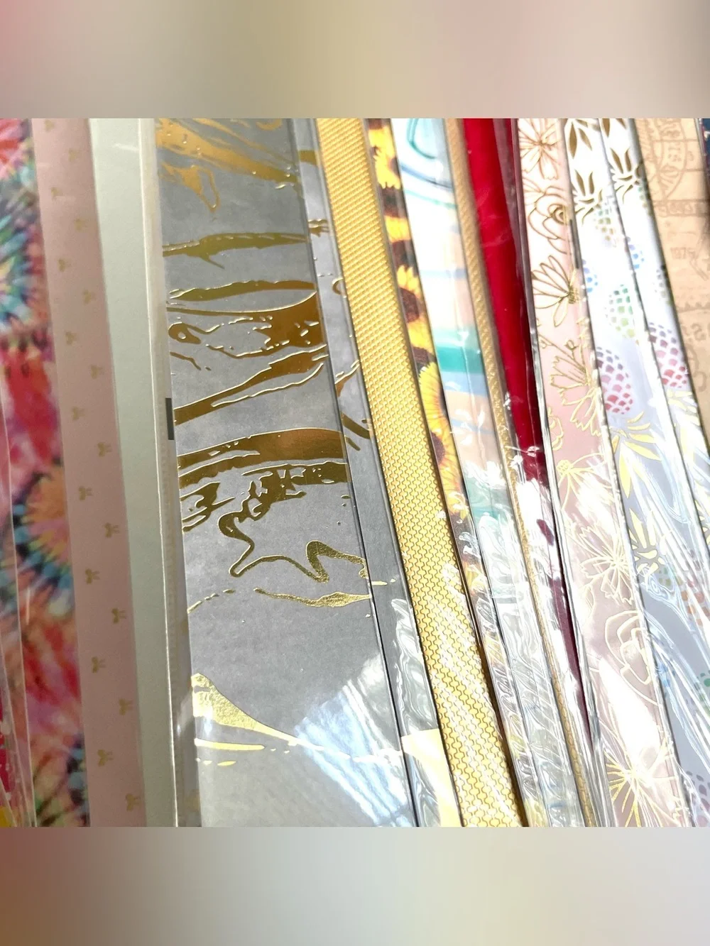 Assorted Patterned Scrapbook Paper Pack - Multicolor 50 sheets
